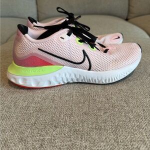 Nike Renew Pink and Black Shoes